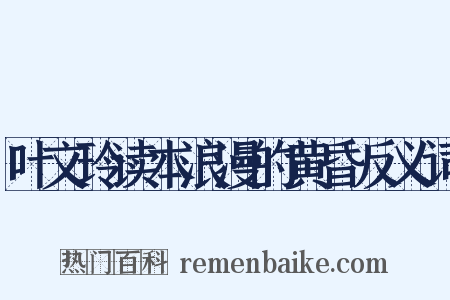 叶文玲读本浪漫的黄昏反义词是什么意思的图片